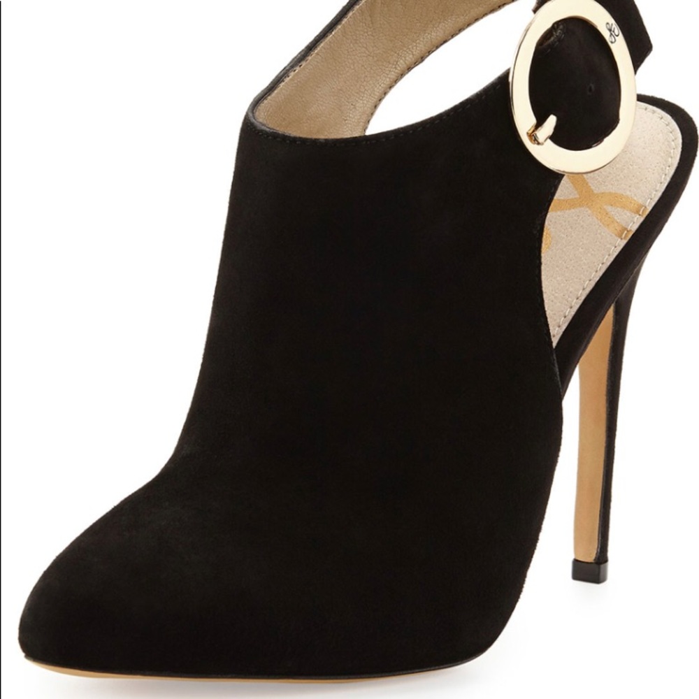 Sam Edelman suede bootie.